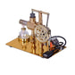 Heligotech Hot Air Stirling Engine Motor Education Model Toy Electricity Power Generator LED Lights Kit Class Teaching Stirling Engine Kit for Adults