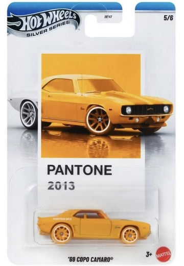 Hot Wheels Silver Series Pantone 2013 '69 Copo Camaro [Orange] 5/6, 1:64 Scale Diecast Toy Vehicle