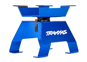 Traxxas 8797 Blue Aluminum X-Truck Stand for X-Maxx and XRT