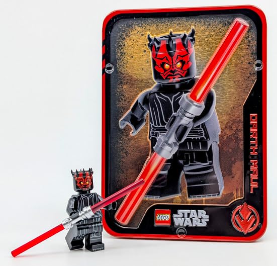 LEGO Star Wars: Darth Maul Minifigure in Collectible Tin - Ages 6+