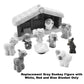 Fisher-Price Replacement Part Little People Nativity Playset DPX53 - Replacement Gray Donkey Figure