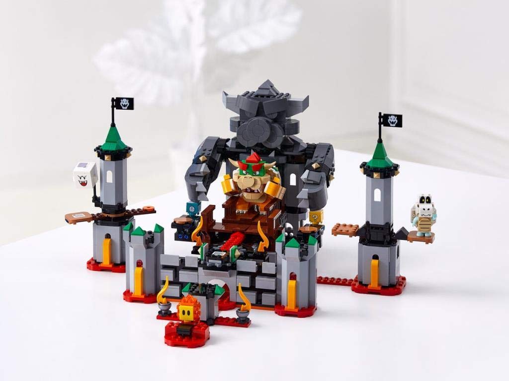 LEGO Super Mario Bowser’s Castle Boss Battle Expansion Set 71369 Building Kit; Collectible Toy for Kids to Customize Their Super Mario Starter Course