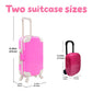 PENGQTIONG 13 Pcs 11.5" Doll Travel Gear Set - Suitcase Luggage , Clothes, Laptop, Bag, Glasses, Bracelets, Shoes - Christmas & Birthday Gift(No Doll)
