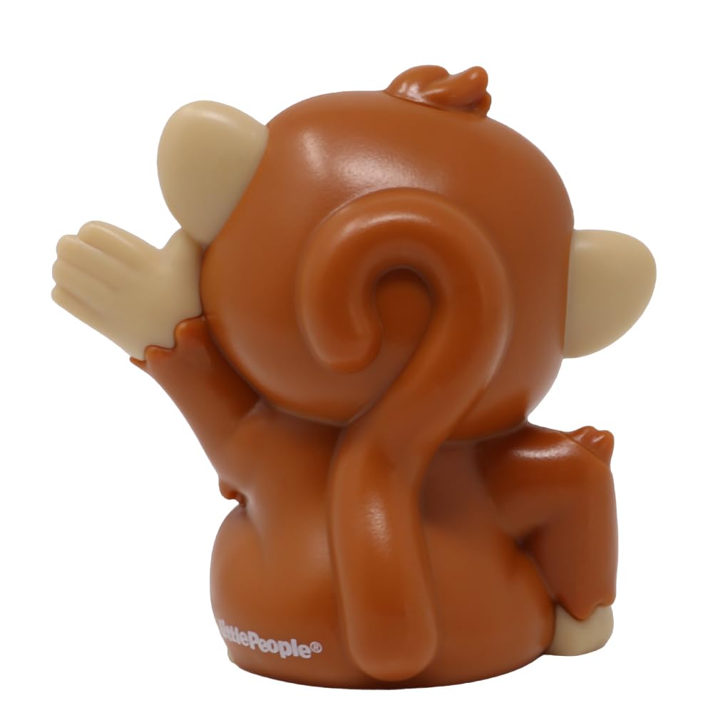 Fisher-Price Replacement Part for Collectible Little People Alphabet Fun Zoo Safari Farm Playset JGR92 - Replacement Letter M Brown and Tan Monkey