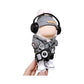 7pcs Outfit for Labubu 17cm Doll Cloth Set LBB Clothing and Accessories Hoodie Pants Shoes Hat Glasses Camera Headphone (No Doll)