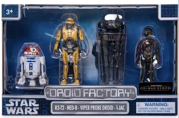Theme Park Merchandise Droid Factory Depot OBI Wan Droid Set R3-T2 NED-B 1-JAC