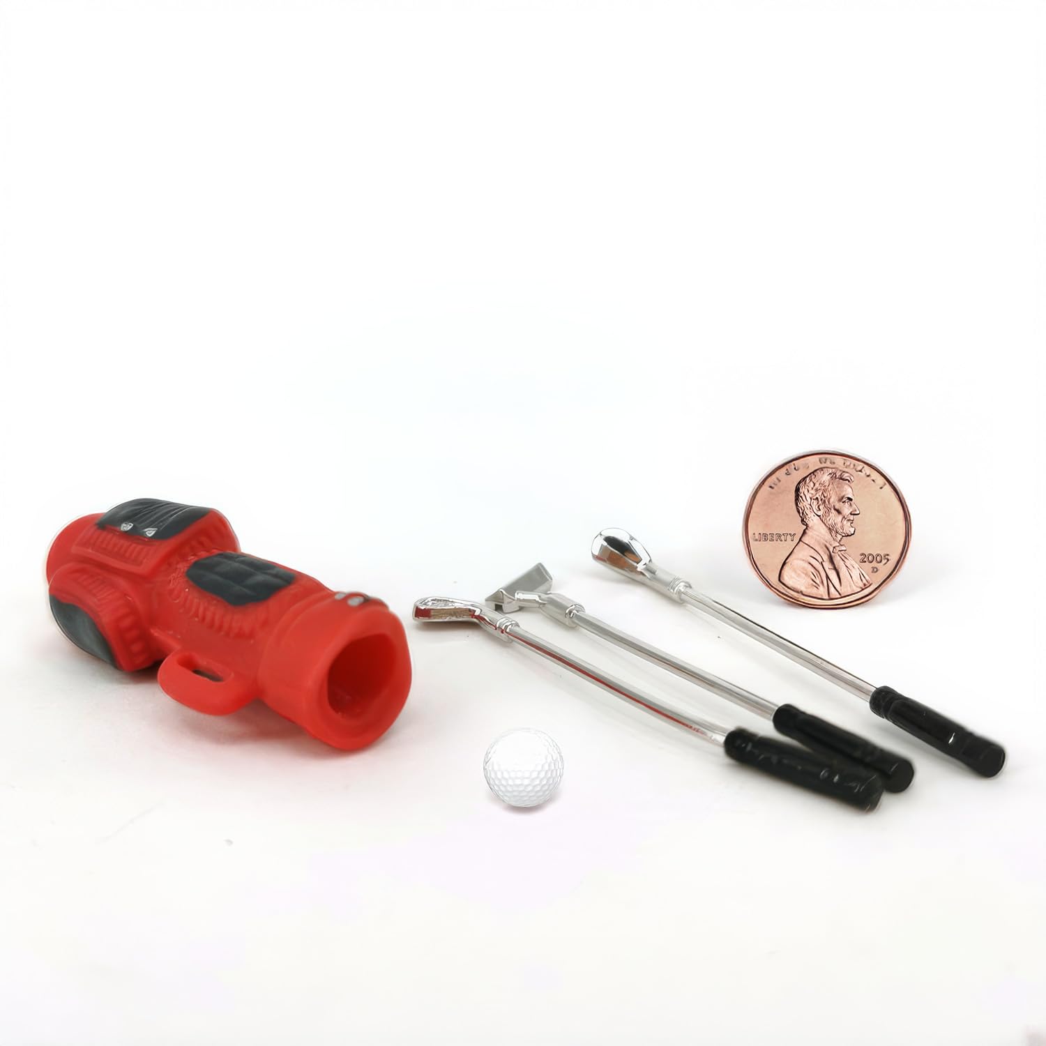 Miniature Golf Club Set, Dollhouse Miniatures, Diorama Accessories, Personalized Gifts, Photography Props