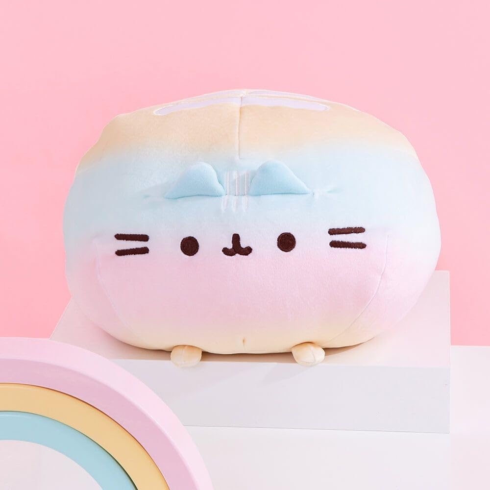 GUND Pusheen Rainbow Round Squisheen 11-Inch Squishy Plush Toy; Ages 8+
