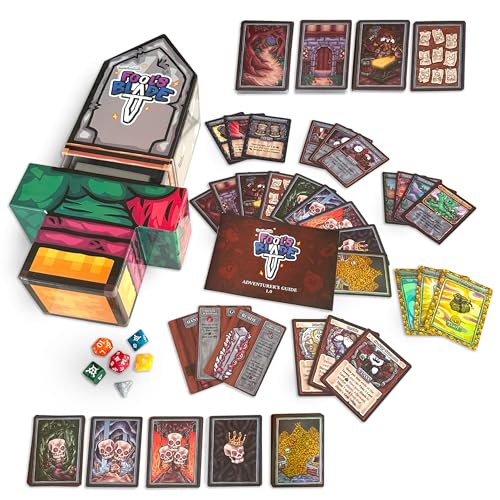 Fool’s Blade First Edition In Collectible Jumbo Sword Box - A Sword Crafting, Monster Slaying, Loot Grabbing, Backstabbing Card Game for Teens