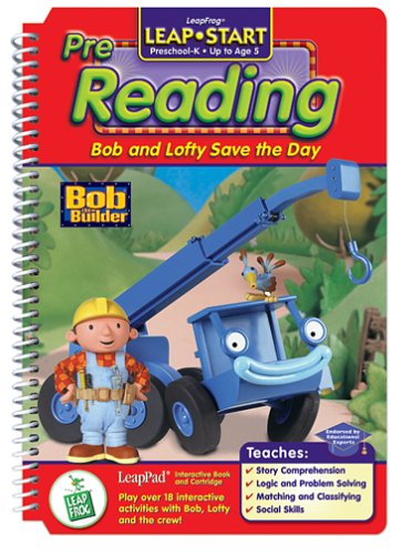 LeapPad: LeapStart Pre-Reading - Bob and Lofty Save The Day Interactive Book and Cartridge