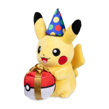 Pokémon Center: Birthday Pikachu Poké Plush - 9 in.