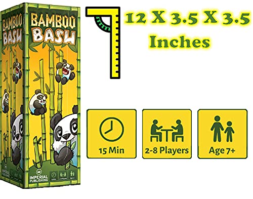 IP Bamboo Bash 2-8 Player Panda Dexterity Game