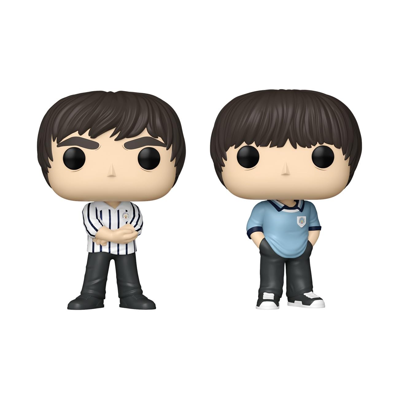 Funko Pop! Rocks: Oasis - Liam & Noel Gallagher, 2-Pack - Collectable Vinyl Figure - Gift Idea - Official Merchandise - Toys for Kids & Adults - Music