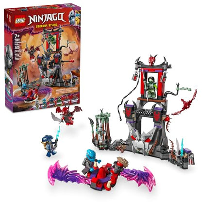 LEGO NINJAGO Dragonian Storm Village Toy Building Set - Pretend Play Playset for Kids, Boys and Girls, Ages 7+ - Spinner Toy with 6 Ninja Minifigures