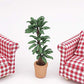 SXFSE Dollhouse Decoration Accessories, 1:12 Toy House Miniature Scene Model Potted Green Plant Posing Fortune Tree Pretend Toys