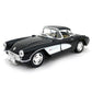 KiNSMART - 1957 Chevy Corvette 1:34 Scale 5" Die Cast Metal Model Classic Car Toy