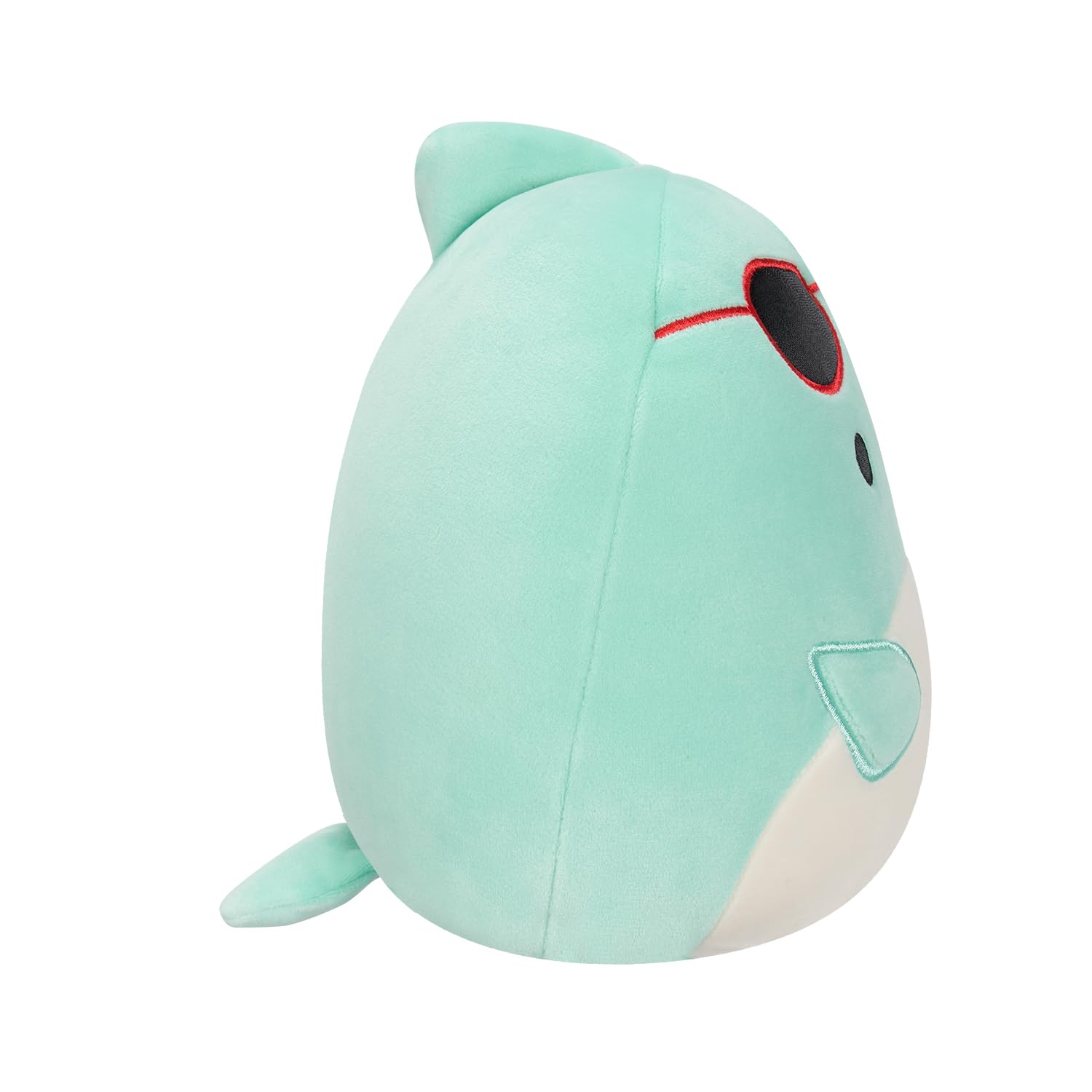 Squishmallows 7.5" Perry Teal Dolphin Plush Toy with Sunglasses and Surfboard