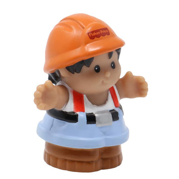 Fisher-Price Replacement Part for Collectible Little People Construction Site Building Playset 72649 - Replacement Dump Truck Driver Roberto Figure -