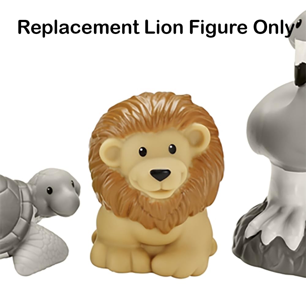 Fisher-Price Replacement Part Little People Wild Animals Playset DKY40 - Replacement Male Lion Figure