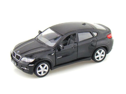 KiNSMART BMW X6 5" 1:38 Scale Die Cast Metal Model w/Pullback Action (Black)