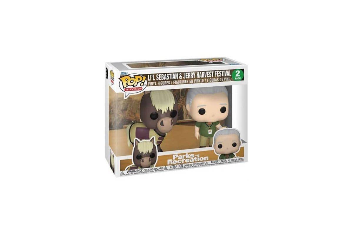 Funko POP! TV: Parks & Recreation - 2 Pack Jerry & Lil Sebastian - Parks and Recreation - Collectable Vinyl Figure - Gift Idea - Official Merchandise