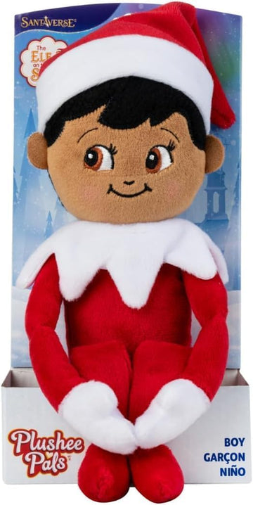 The Elf on the Shelf - 17" Plushee Pals Bundle: Boy Dark and Girl Dark