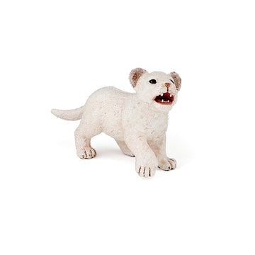 Papo White Lion Cub Figure