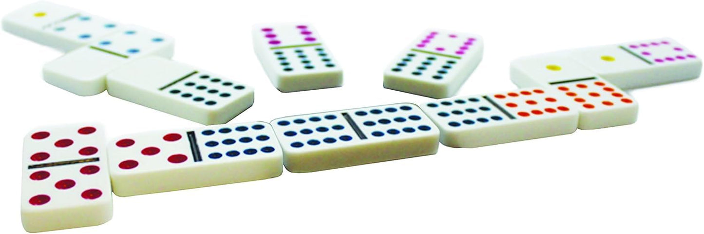TCG Toys Classic Games - Double 12 Dominoes Tin - Be The First to Win! Great for Boys and Girls Over Age 7
