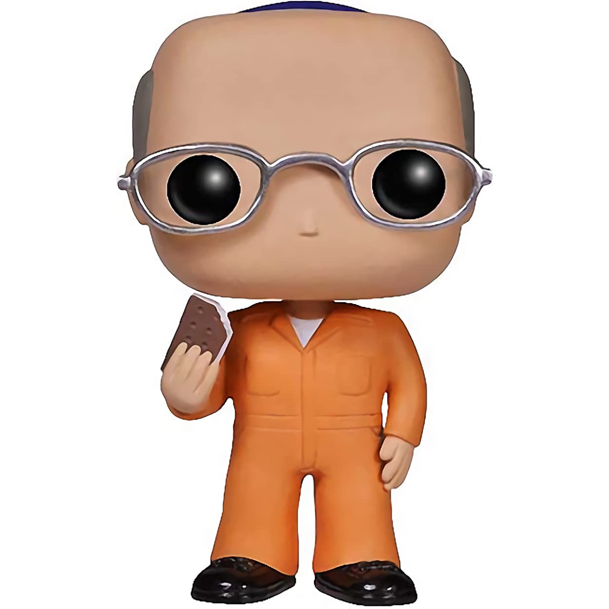 Funko George B l u t h Sr.: P o p ! TV Vinyl Figurine Bundle with 1 Compatible 'ToysDiva' Graphic Protector (119-03950 - B)