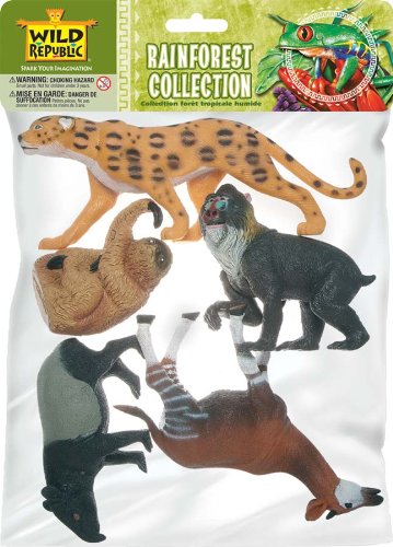 Wild Republic Polybag Rainforest Figurines - 12"