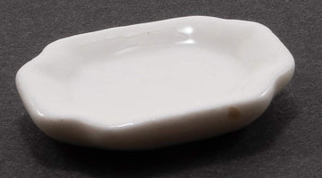 International Miniatures by Classics Dollhouse Miniature White Serving Platter