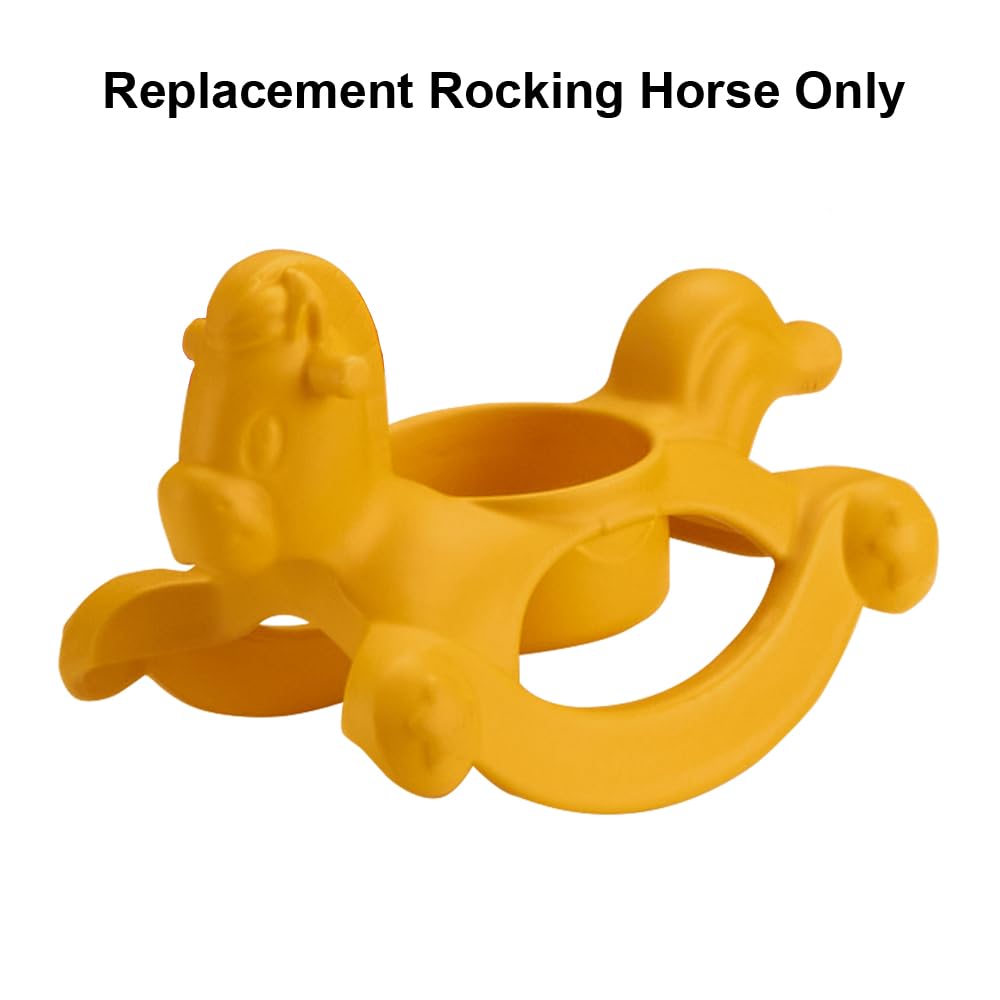 Fisher-Price Replacement Part Little-People Playset - HGP72 ~ GLT76 ~ Replacement Yellow Rocking Horse ~ Holds Little People Figure ~ Works Great