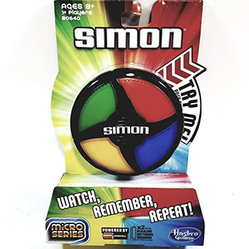 Basic Fun Simon Micro Series Edition Pocket Travel Handheld Portable Strategy 1 Or More Player Game