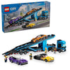 LEGO City Car Transporter Truck with Sports Cars Building Toy Set - Semi Truck Toy with Carrier & Trailer for Boys & Girls, Ages 7+ - Gift Idea