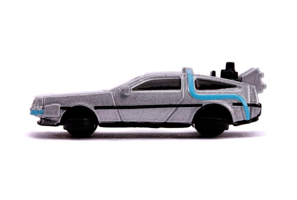 Jada Back to The Future 1.65" Nano 3-Pack Die-cast Cars, Toys for Kids and Adults