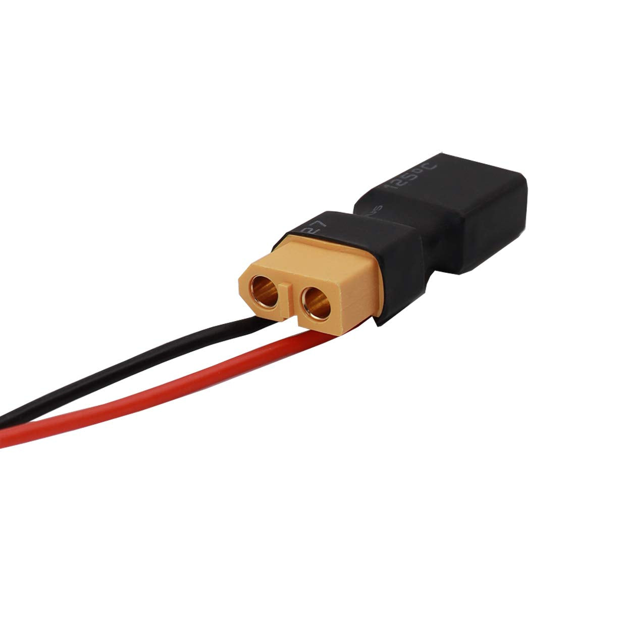 Treehobby 2PCS XT60 Male to Female Connectors with JST Plug Connectors for RC DJI Phantom FPV MultiRotor Aerial Camera Gimbal Power Adapter(22AWG