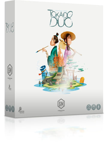 Stonemaier Games: Tokaido Duo by Antoine Bauza | A Zen Strategy Board Game About Traveling in Japan for Adults & Family | Visit Shrines, Share Lovely