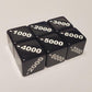 Positive +1000 to +6000 and Negative -1000 to -6000 Counter Dice Compatible with One Piece TCG