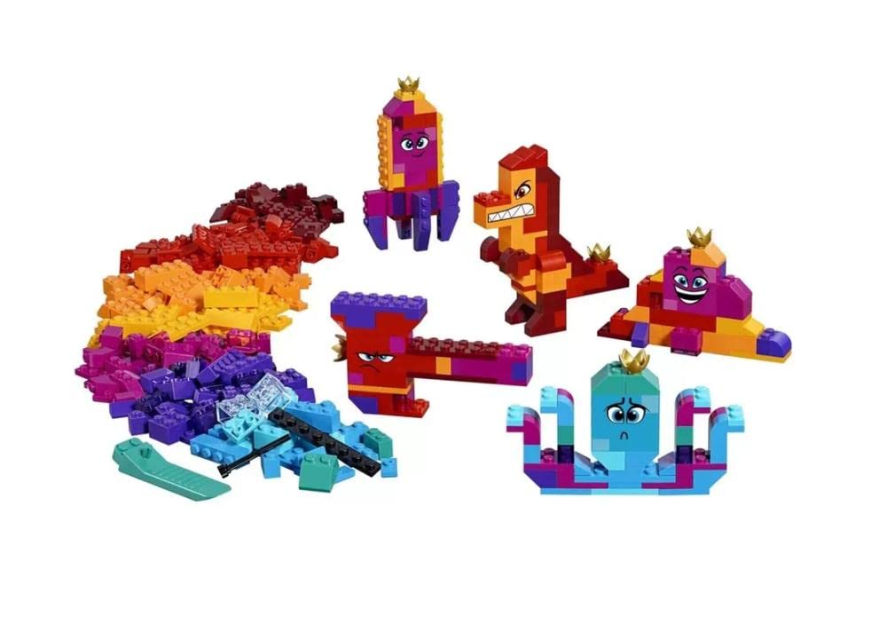LEGO THE LEGO MOVIE 2 Queen Watevra’s Build Whatever Box! 70825 Pretend Play Toy and Creative Building Kit for Girls and Boys, 2019 (455 Pieces)