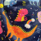 Diggin' Dinos Pajamas for 6-10 inch Stuffed Animals - Plush Toy Dino PJ Outfit for Teddy Bears, Soft Dinosaur Themed Sleepwear Clothes, Adorable Dress