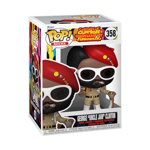 Funko POP! Rocks: George Clinton - Parliament Funkadelic - Collectable Vinyl Figure - Gift Idea - Official Merchandise - for Kids & Adults - Music