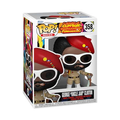 Funko POP! Rocks: George Clinton - Parliament Funkadelic - Collectable Vinyl Figure - Gift Idea - Official Merchandise - for Kids & Adults - Music