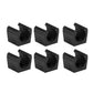 Dilwe Billiards Pool Cue Clip, 6pcs Plastic Snooker Cue Locating Clip for Billiards Cue Sticks Easy to Install
