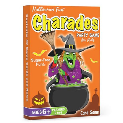 Arizona GameCo Halloween Fun Charades, a Family Party Game for Kids Ages 6 and Up - No Reading Required to Play - Ideal for Spooky Classroom Fun