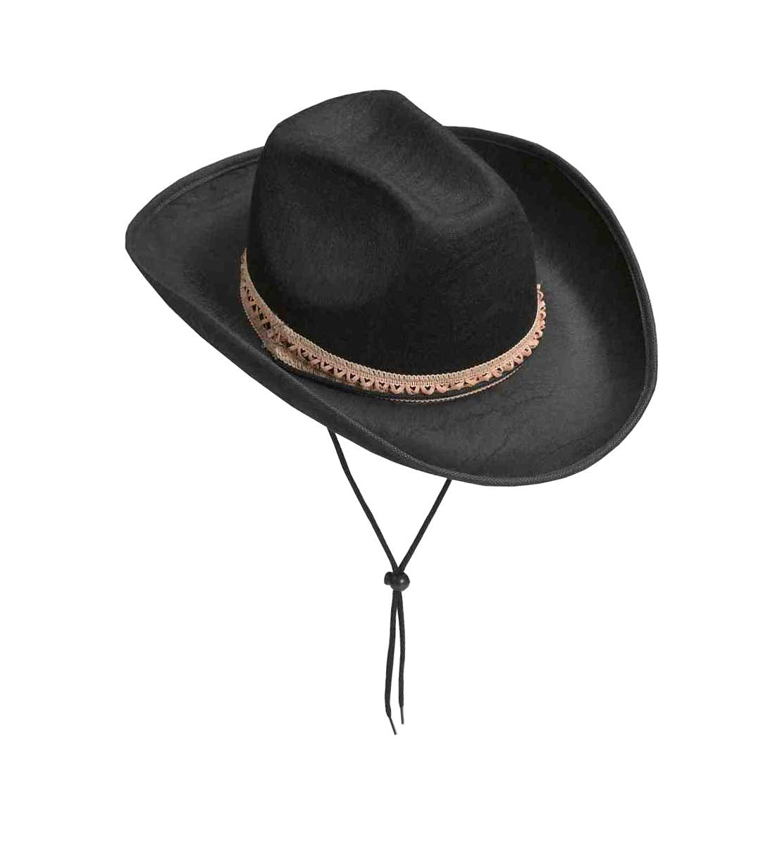 Rubies Adult Deluxe Felt Cowboy Hat, Black