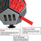 12 Sided Fidget Toys Cube,Dodecagon Fidget Toys for Kids Adults, Relief Stress and Anxiety Anti Depression & Focus for ADHD, ADD, Autism (Red, Normal