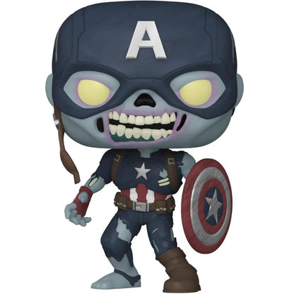 Funko Pop - Marvel's What If? #949 - 10-inch Zombie Captain America (Gamestop Exclusive)