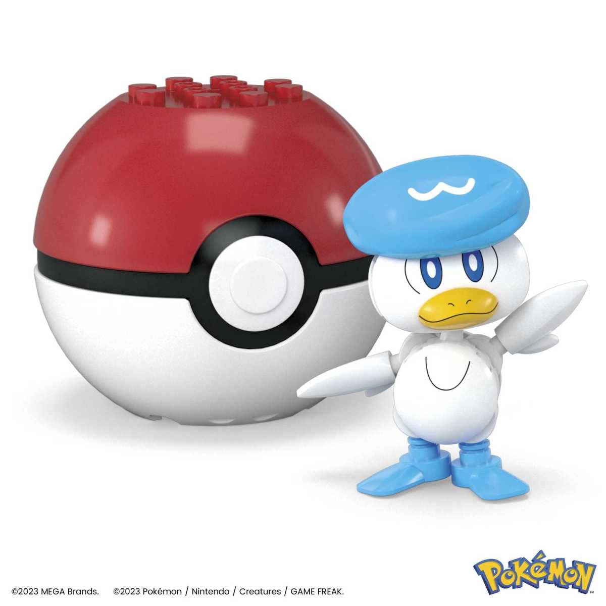 MEGA Pokémon Collectible Pokeball Building Toy from Quaxly for Kids Ages 6 and Up