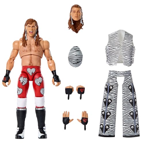 Mattel WWE Ultimate Edition Shawn Michaels Action Figure & Accessories
