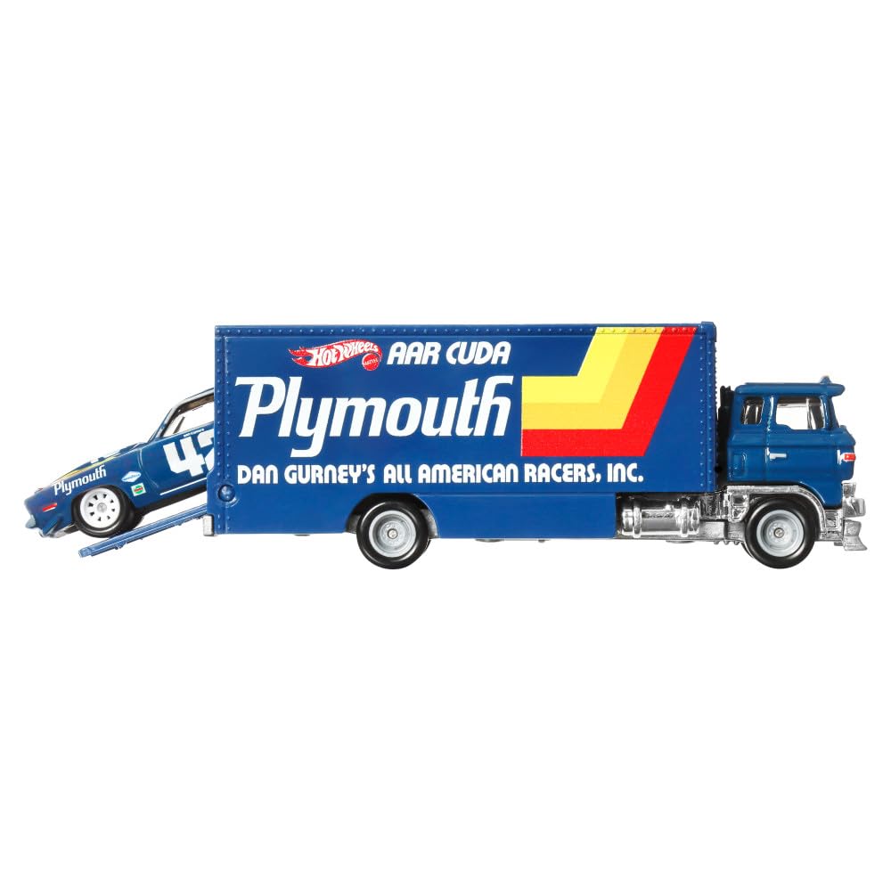 70 AAR Cuda & Sakura Sprinter - Series Car Culture Team Transport - Hot Wheels Premium 1/64